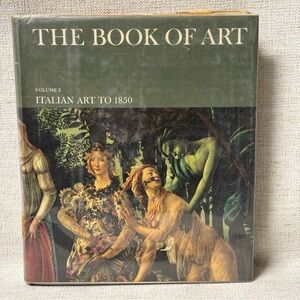 1969 Book of Art Italian Art to 1850 Italy antique book -Hardcover w/ Dustcover